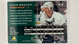 #80 Glen Wesley Hartford Whalers 95-96 Pinnacle Hockey Card