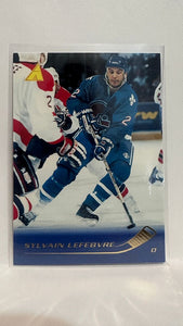 #131 Sylvain Lefebvre Colorado Avalanche 95-96 Pinnacle Hockey Card