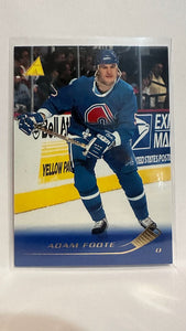 #195 Adam Foote Colorado Avalanche 95-96 Pinnacle Hockey Card