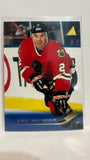 #182 Eric Weinrich Chicago Blackhawks 95-96 Pinnacle Hockey Card