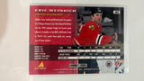 #182 Eric Weinrich Chicago Blackhawks 95-96 Pinnacle Hockey Card