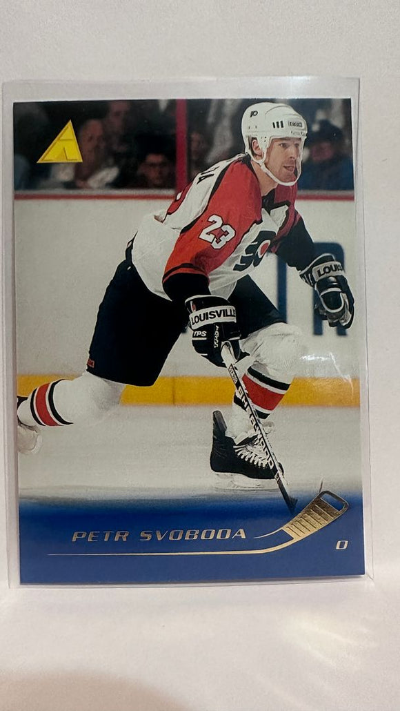 #168 Petr Svoboda Philadelphia Flyers 95-96 Pinnacle Hockey Card