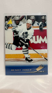 #186 Benoit Hogue Toronto Maple Leafs 95-96 Pinnacle Hockey Card