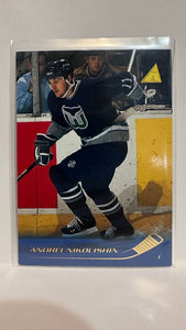 #98 Andrei Nikolishin Hartford Whalers 95-96 Pinnacle Hockey Card