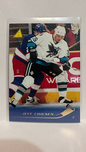 #55 Jeff Friesen San Jose Sharks 95-96 Pinnacle Hockey Card