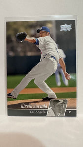 #286 Hiroki Kuroda Los Angeles Dodgers 2010 Upper Deck Series 1 Baseball Card