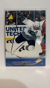 #80 Glen Wesley Hartford Whalers 95-96 Pinnacle Hockey Card