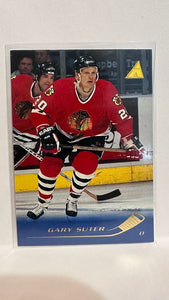 #68 Gary Suter Chicago Blackhawks 95-96 Pinnacle Hockey Card