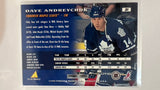 #31 Dave Andreychuk Toronto Maple Leafs 95-96 Pinnacle Hockey Card