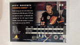 #29 Jeff Brown Vancouver Canucks 95-96 Pinnacle Hockey Card