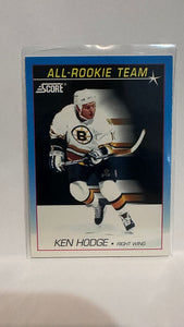 #383 Ken Hodge All Star Rookie Boston Bruins 91-92 Score Hockey Card