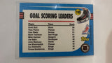 #190 Brett Hull Goal Scoring Leaders St Louis Blues 91-92 Topps Hockey Card