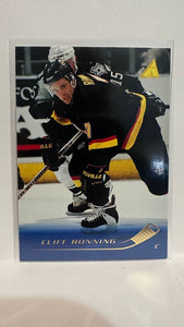 #184 Cliff Ronning Vancouver Canucks 95-96 Pinnacle Hockey Card