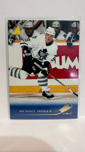 #186 Benoit Hogue Toronto Maple Leafs 95-96 Pinnacle Hockey Card