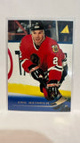 #182 Eric Weinrich Chicago Blackhawks 95-96 Pinnacle Hockey Card