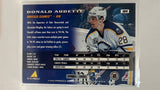 #104 Donald Audette Buffalo Sabres 95-96 Pinnacle Hockey Card