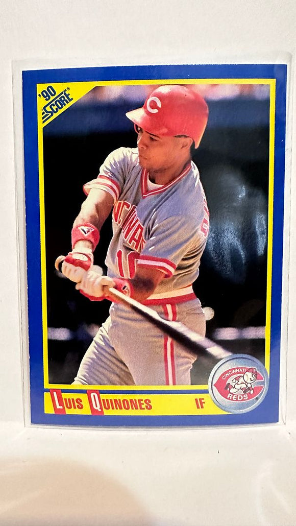 #499 Luis Quinones Cincinnati Reds 1990 Score Baseball Card