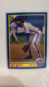 #501 Tim Teufel New York Mets 1990 Score Baseball Card