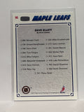 #96 Dave Ellet Toronto Maple Leafs 91-92 Upper Deck Hockey Card