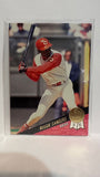 #428 Reggie Sanders Cincinnati Reds 1993 Leaf Baseball Card