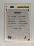 #92 Mark Recchi Checklist Pittsburgh Penguins 91-92 Upper Deck Hockey Card