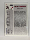 #76 Jamie Matthews Craft Choice Chicago Blackhawks 91-92 Upper Deck Hockey Card