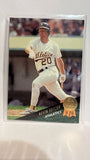 #353 Kevin Seitzer Oakland Athletics 1993 Leaf Baseball Card