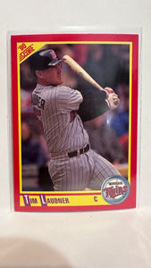 #318 Tim Laudner Minnesota Twins 1990 Score Baseball Card