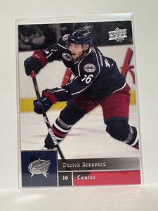 #118 Derick Brassard Columbus Blue Jackets 09-10 Upper Deck Series 1 Hockey Card