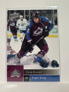 #185 Chris Stewart Colorado Avalanche 09-10 Upper Deck Series 1 Hockey Card