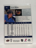 #78 Todd White Atlanta Thrashers 09-10 Upper Deck Series 1 Hockey Card