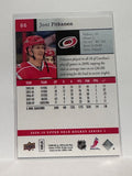 #86 Joni Pitkanen Carolina Hurricanes 09-10 Upper Deck Series 1 Hockey Card