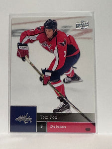 #97 Tom Poti Washington Capitals 09-10 Upper Deck Series 1 Hockey Card