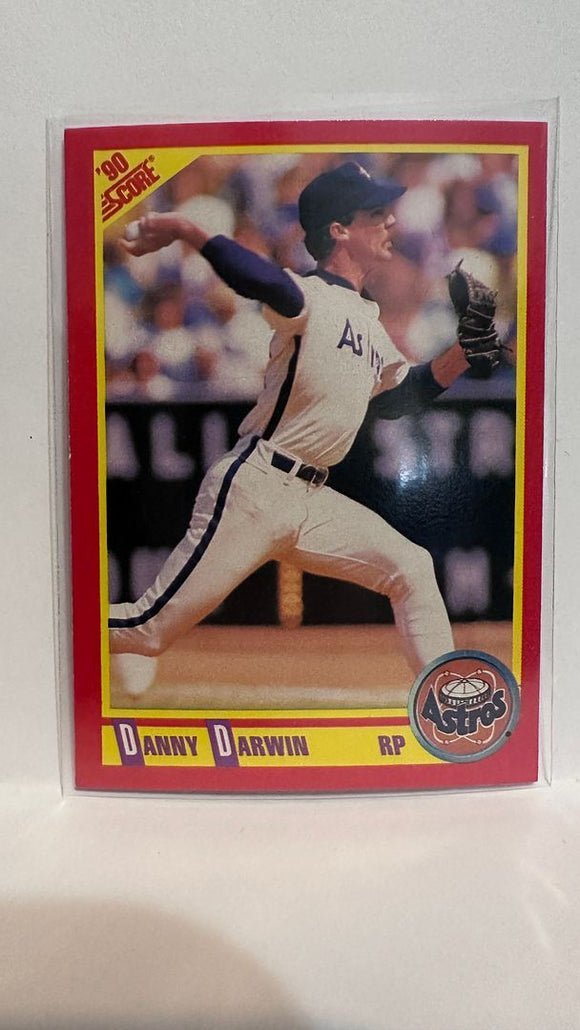 #402 Danny Darwin Houston Astros 1990 Score Baseball Card