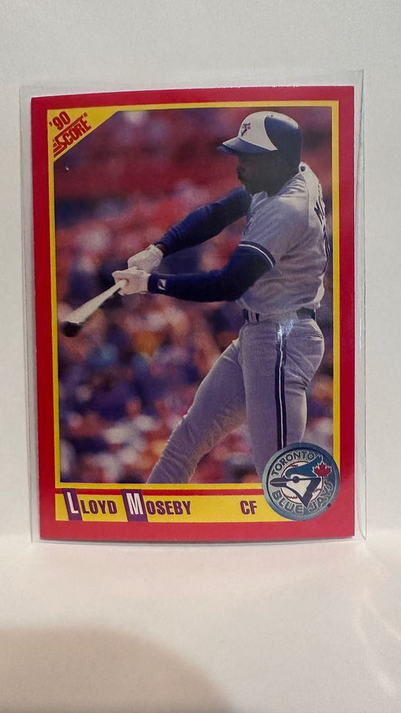 #404 Lloyd Moseby Toronto Blue Jays 1990 Score Baseball Card