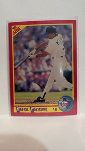 #405 Rafael Palmeiro Texas Rangers 1990 Score Baseball Card