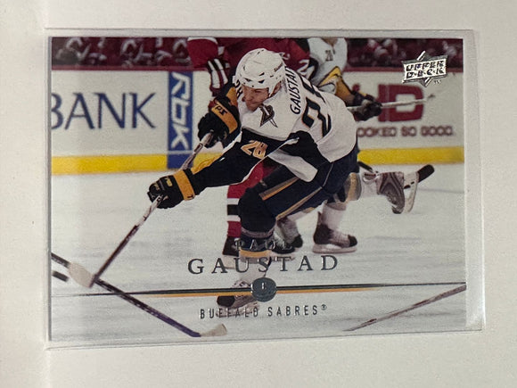 #277 Paul Gaustad Buffalo Sabres 08-09 Upper Deck Series 2 Hockey Card