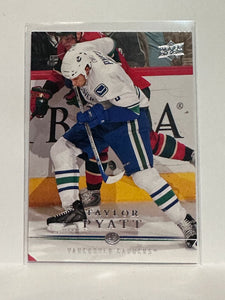 #440 Tatlor Pyatt Vancouver Canucks 08-09 Upper Deck Series 2 Hockey Card