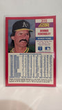 #315 Dennis Eckersley Oakland Athletics 1990 Score Baseball Card