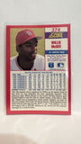 #374 Willie McGee St Louis Cardinals 1990 Score Baseball Card