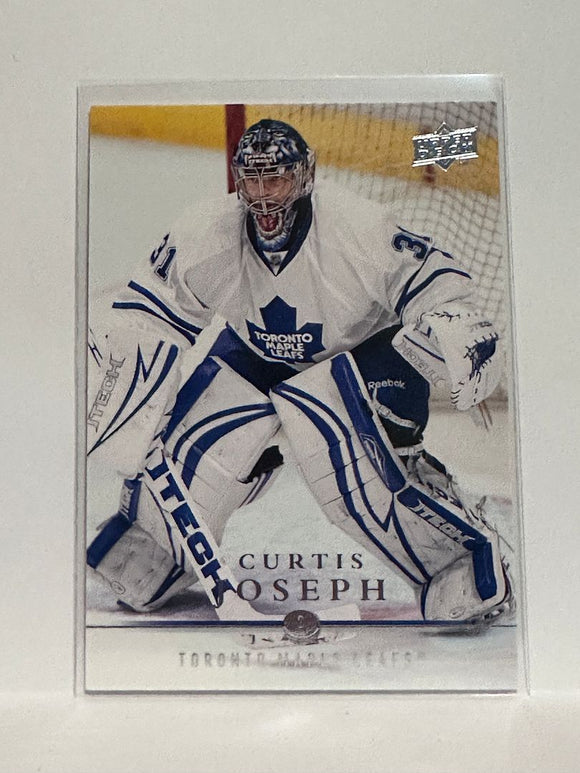 #430 Curtis Joseph   Toronto Maple Leafs 08-09 Upper Deck Series 2 Hockey Card