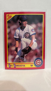 #413 Les Lancaster Chicago Cubs 1990 Score Baseball Card