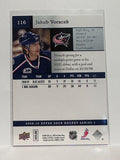 #116 Jakub Voracek Columbus Blue Jackets 09-10 Upper Deck Series 1 Hockey Card