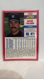 #386 Wayne Tolleson New York Yankees 1990 Score Baseball Card