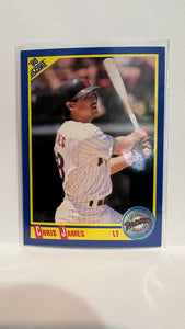 #498 Chris James San Diego Padres 1990 Score Baseball Card