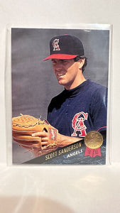 #419 Scott Sanderson New York Yankees 1993 Leaf Baseball Card