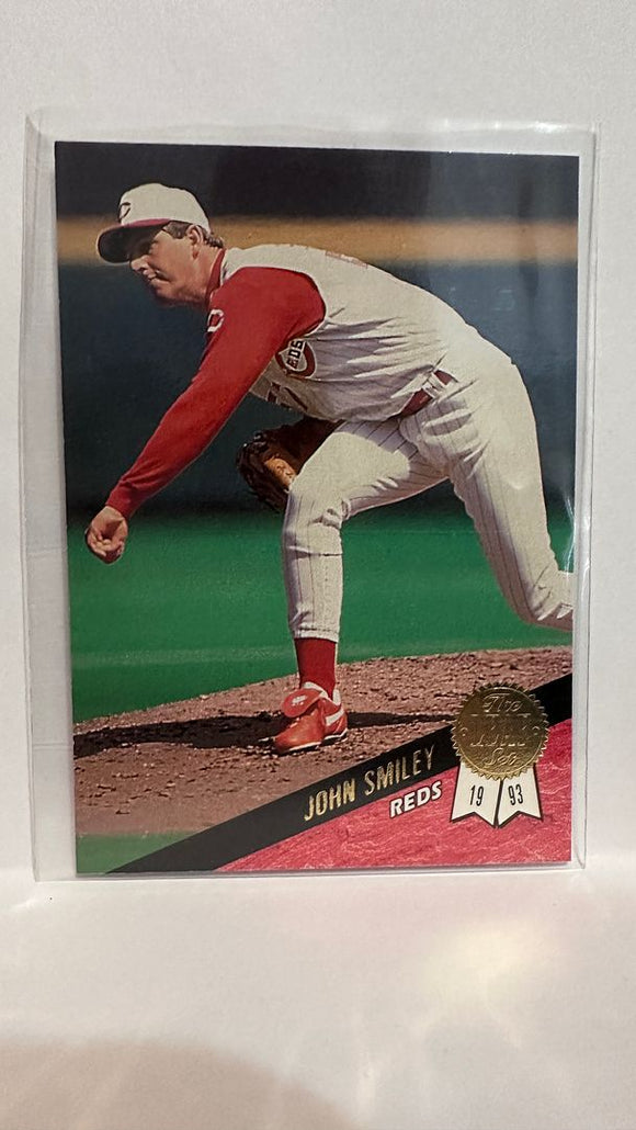 #433 John Smiley Cincinnati Reds 1993 Leaf Baseball Card