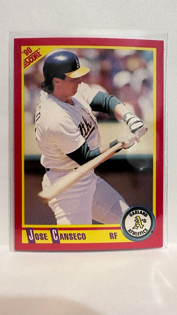 #375 Jose Canseco Oakland Athletics 1990 Score Baseball Card