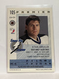 #105 Stan Drulia Tampa Bay Lightning 92-93 O-Pee-Chee Premier Hockey Card