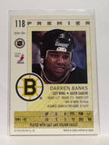 #118 Darren Banks Boston Bruins 92-93 O-Pee-Chee Premier Hockey Card